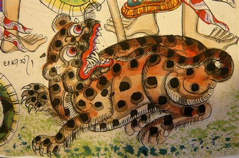 The Monkey and the Tiger: Un Esercizio di Stile e Simbolismo nella Pittura Balinese!